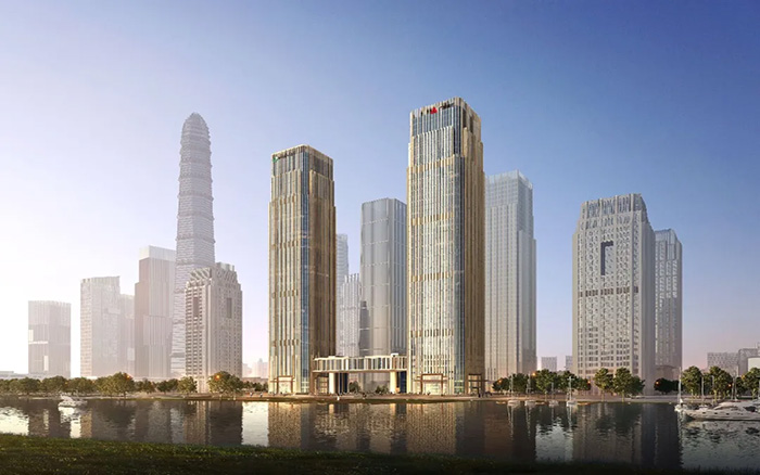 拔地而起！j9九游会老哥俱乐部交流区塔机助建中国人寿南方金融中心
