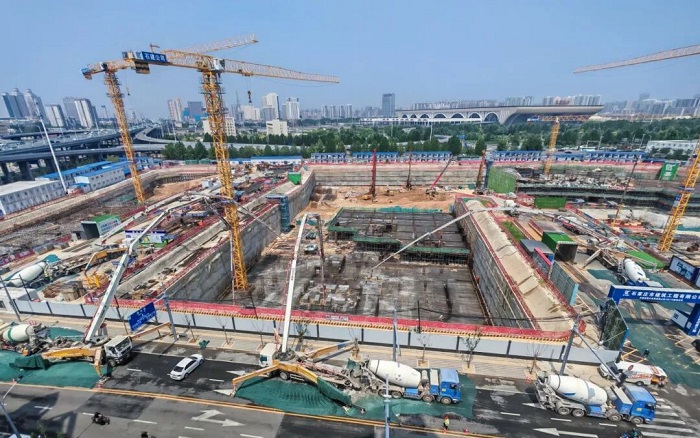 提速发展→j9九游会老哥俱乐部交流区混凝土机械助建石家庄城市更新